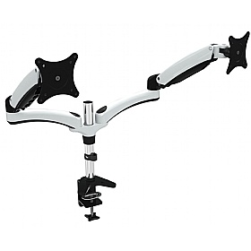 Konnexion S2 White Dual Monitor Arms