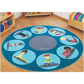 Yoga Position Carpet