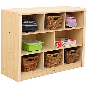Elegant 8 Compartment Classroom Storage Unit