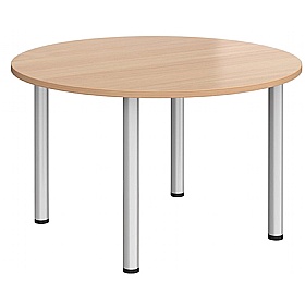 Everyday Tubular Leg Round Table