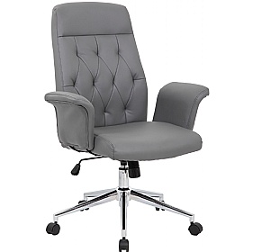 Retro Bonded Leather Office Chair