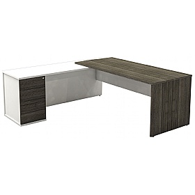 Presence Two Tone Executive Radial Workstation