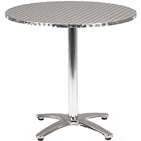 Aluminium Bistro Round Table