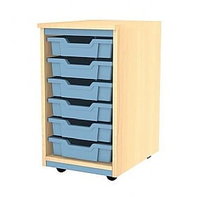 Splash Single Column 6 Tray Storage Unit