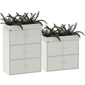 Silverline Office Planters