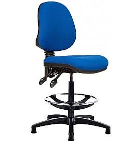 comfort fabric draughtsman chair