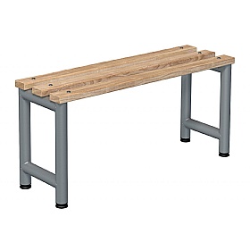 Freestanding Metal Frame Cloakroom Benches
