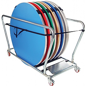 Gopak™ 5ft Round Folding Tables + Trolley Bundle