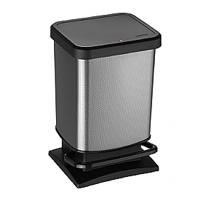Soft Closing Metal Effect Pedal Bins