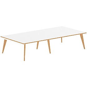 Bianco Rectangular Boardroom Table