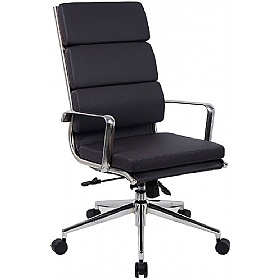 Cleo Enviro Leather Faced Managers Chair