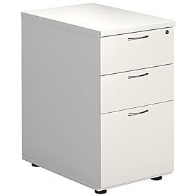 Commerce II Desk High Pedestals