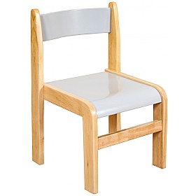Primary Wooden Stacking Chairs (Pack of 2)