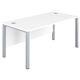 Commerce II Executive White Rectangular Office Desks