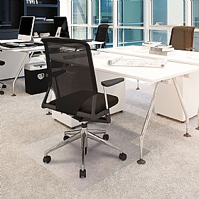 Karbon K1 Ergonomic Cantilever Office Desks With Narrow Under Desk Pedestal