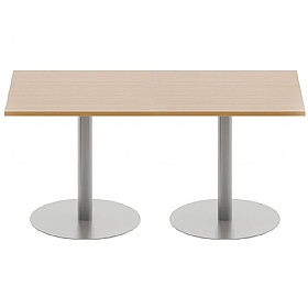 Komac Reef Rectangular Table With Round Base