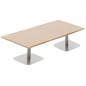 Komac Reef Rectangular Coffee Table With Square Base