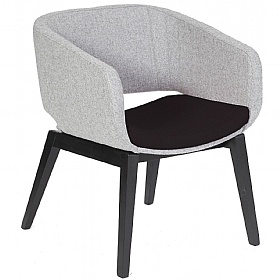 Summit Core Wooden Leg Reception Chair