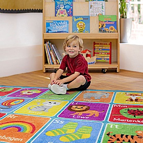 German Alphabet Carpet