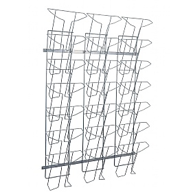 Alba Wall Display Unit with 21 Compartments