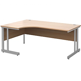 NEXT DAY Pulse Ergonomic Cantilever Corner Office Desks