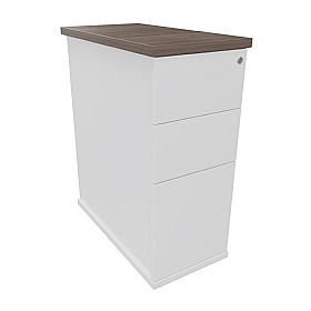 Presence Narrow Desk High Pedestals