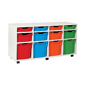 12 Tray Variety White Range Storage Unit