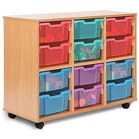 Storage Allsorts 12 Double Jelly Tray Unit