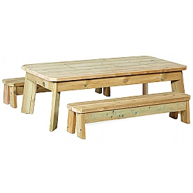 Millhouse Preschool Rectangular Table & Bench Set