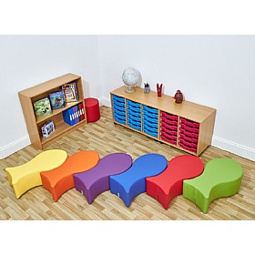 Fish Shaped Foam Seats