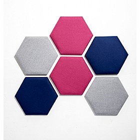Bliss Hexagon Fabric Acoustic Tile