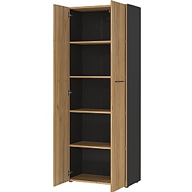 Phoenix SCL Series Steel Storage Cupboards - 2 Door 4 Shelf With Key Lock