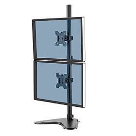 Fellowes Seasa Freestanding Dual Stacking Monitor Arm
