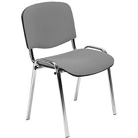 NowyStyl ISO White Aluminium Frame Conference Chairs (Pack of 4)