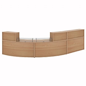 Denver Extra Large Curved Reception Unit