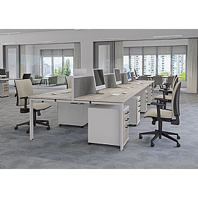 Unity Back to Back 1000W Compact Bench Desks
