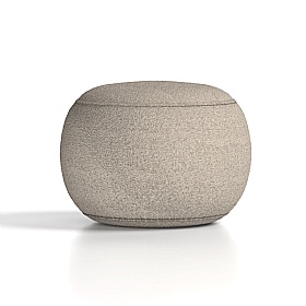 Phoebe Footstool Cream Boucle