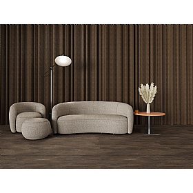 Phoebe Swivel Accent Chair Cream Boucle