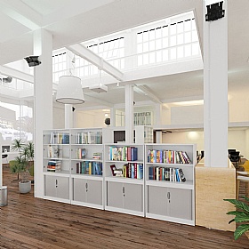 Integrate Large Volume Tambour Combination Cupboards