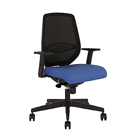 NowyStyl Neos Swivel Fabric Back Chair