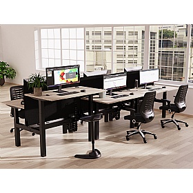 Air Back to Back Compact Standing Desks With USB Ports