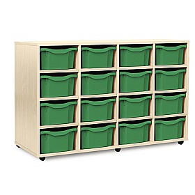 16 Tray Double Mobile Storage