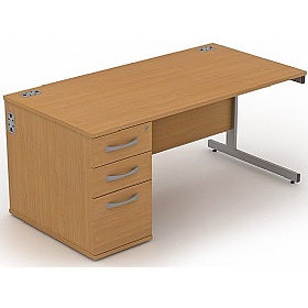 Alpha Plus Rectangular Combination Desk
