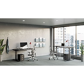 Leap Ergonomic Corner Standing Office Desks