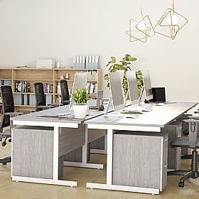 Konnexion K1 Rectangular Cantilever Office Desks