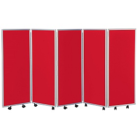 Concertina 5 Panel Mobile Display & Room Dividers