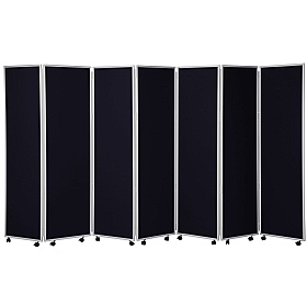 Concertina 7 Panel Mobile Display & Room Dividers