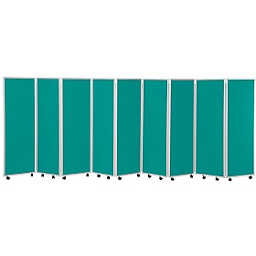 Concertina 9 Panel Mobile Display & Room Dividers