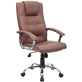 Loughborough Leather Faced Manager Chairs