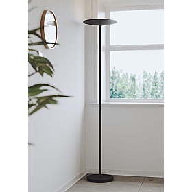 Alba Slim LED Floor Lamp Black